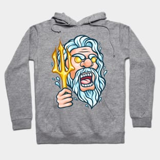 Poseidon Greek Mythology God of Sea Hoodie